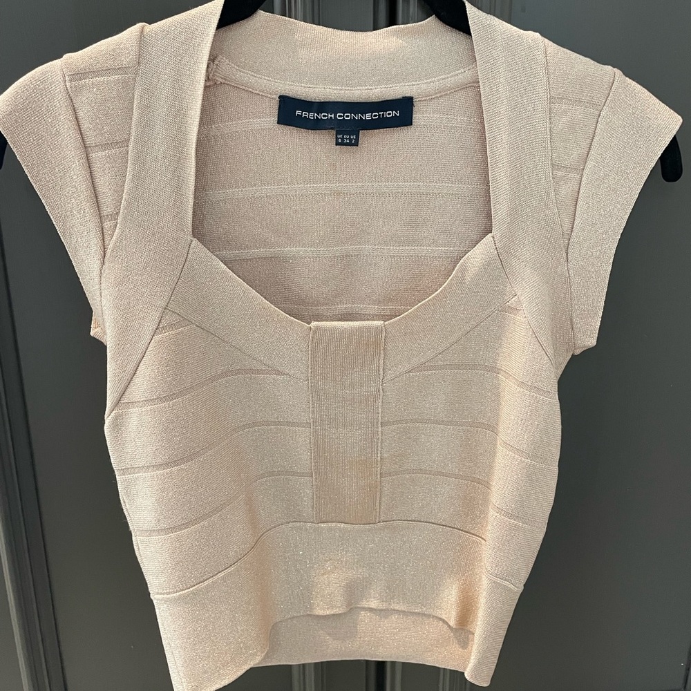 French connection crop top
